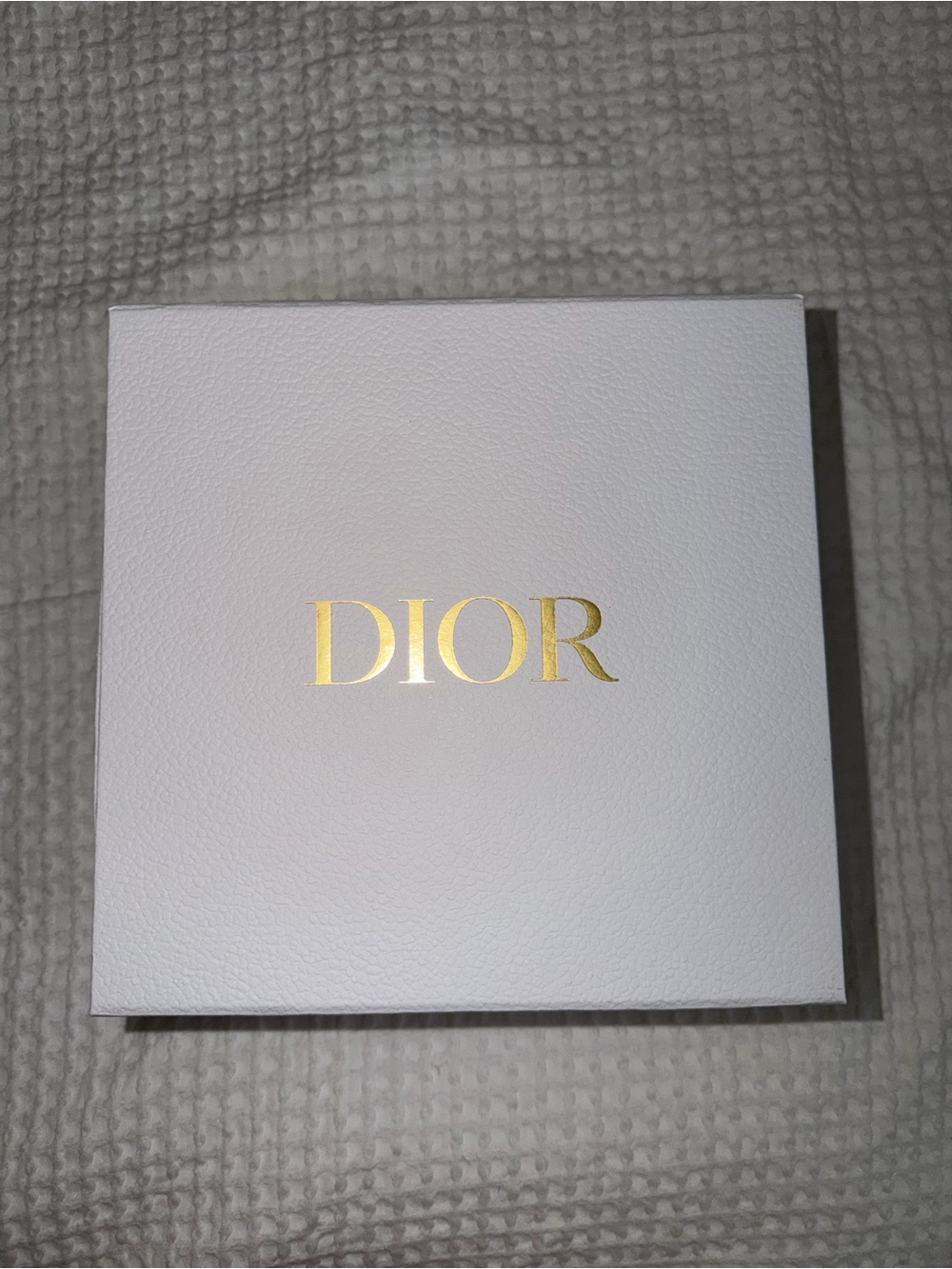 Dior White Box with Cloth Bag